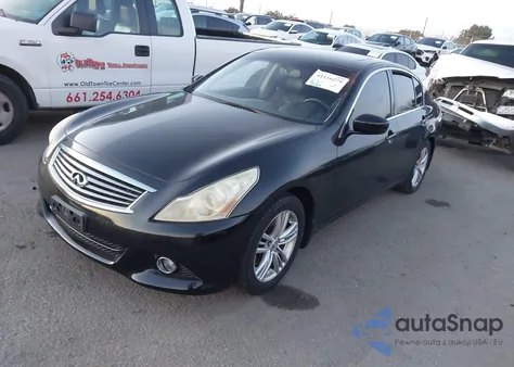 2010 Infiniti G37 Journey from USA, damaged, VIN JN1CV6AP1AM403673
